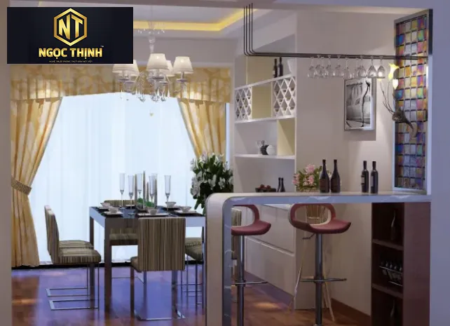 Xưởng Nội Thất Ngọc Thịnh Đồng Nai - Bình Phước - 18 MẪU QUẦY BAR MINI CHO BẾP TẠO KHÔNG GIAN ẤN TƯỢNG, HIỆN ĐẠI.